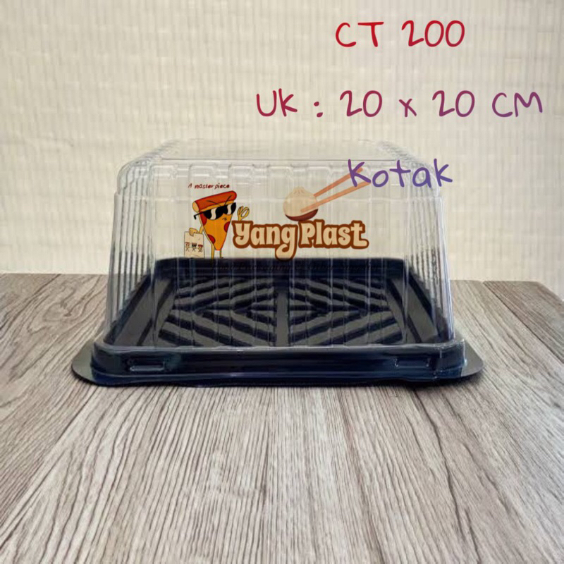 { ISI 10 PCS} MIKA CT 20 KOTAK / MIKA KUE TART 20 CM KOTAK / MIKA TUMPENG CT 20 CM KOTAK / MIKA TUMI