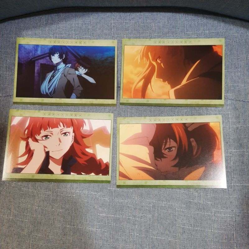 Nakahara Chuuya Dazai Osamu Soukoku Bungo Stray Dogs BSD Postcard SET