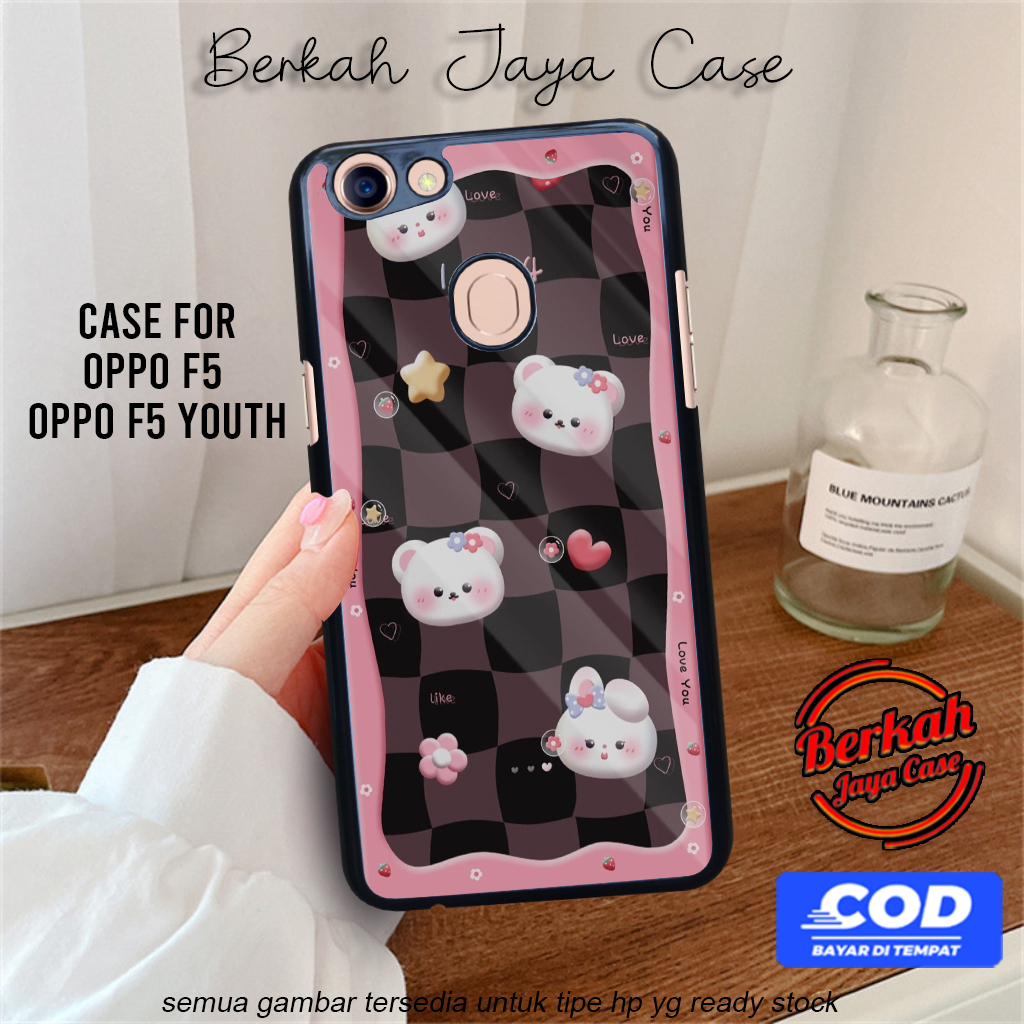 Berkah Case Oppo F5 Oppo F5 Youth Pelindung Hp Motif CUTE 08 Case Lucu Casing Hp Keren Case Hardcase