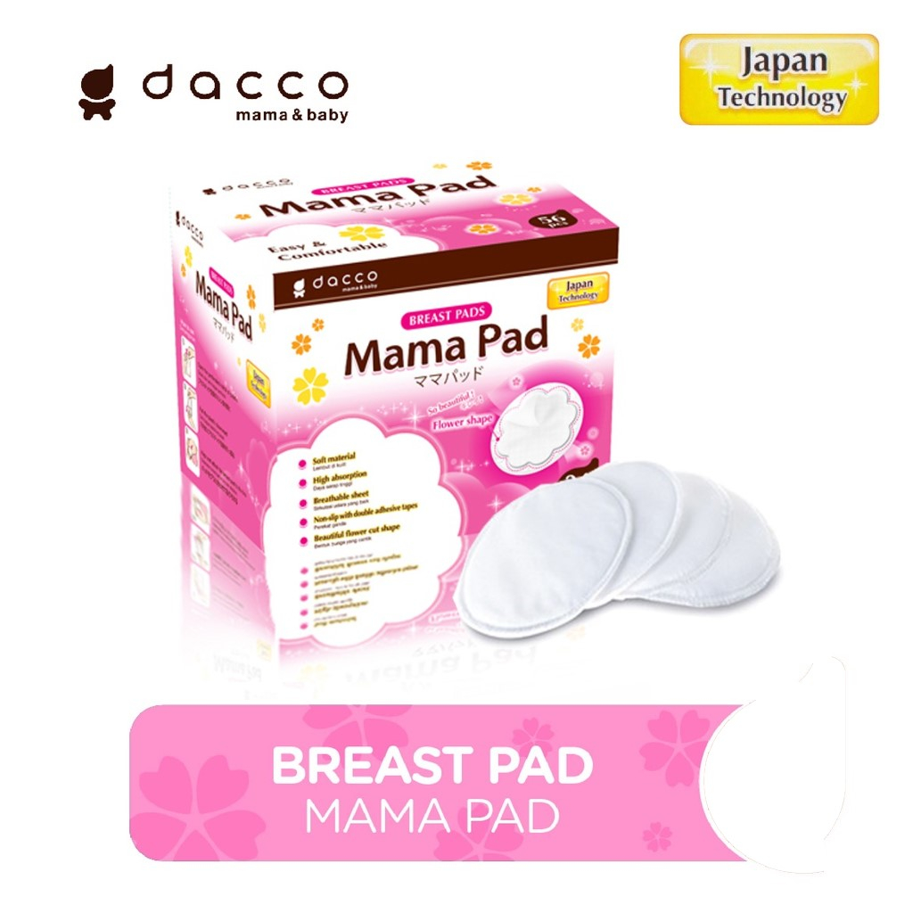 DACCO Mama Pad 3D Breast Pad isi 56 / 24 pcs | Bantalan Penyerap ASI