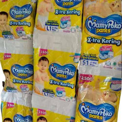 MAMYPOKO  PANTS Xtra kering renceng / MAMYPOKO renteng renceng mamy poko S1 M1 L1 XL1 XXL1