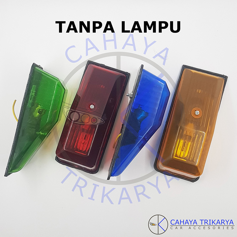 Lampu Kodok Samping / Fender / Bak Truk Truck / Bis Bus Kotak Universal Variasi KG-35 / KG35