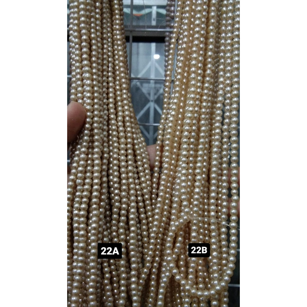 MUTIARA SINTETIS 4MM/1RTG (TERMURAH)