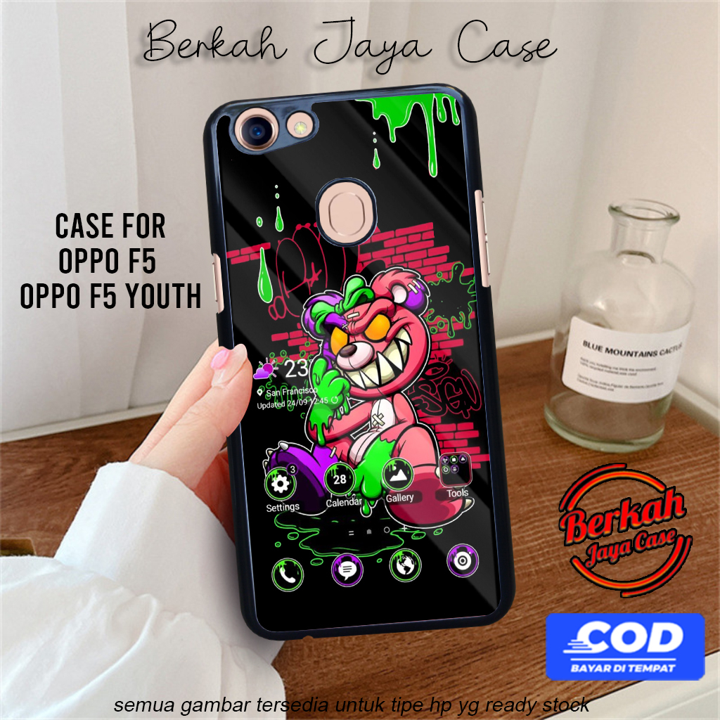 Berkah Case Oppo F5 Oppo F5 Youth Pelindung Hp Motif ZOMBIE01Case Lucu Casing Hp Keren Case Hardcase