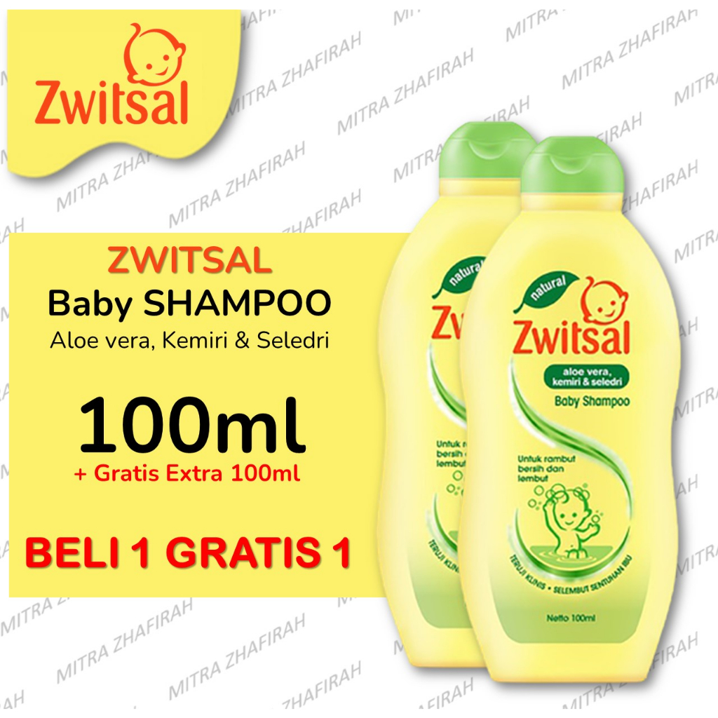 Hair Lotion Zwitsal Buy 1 Get 1 100ml + 100ml | Shampoo Zwitsal Beli 1 Gratis 1 100ml + 100ml