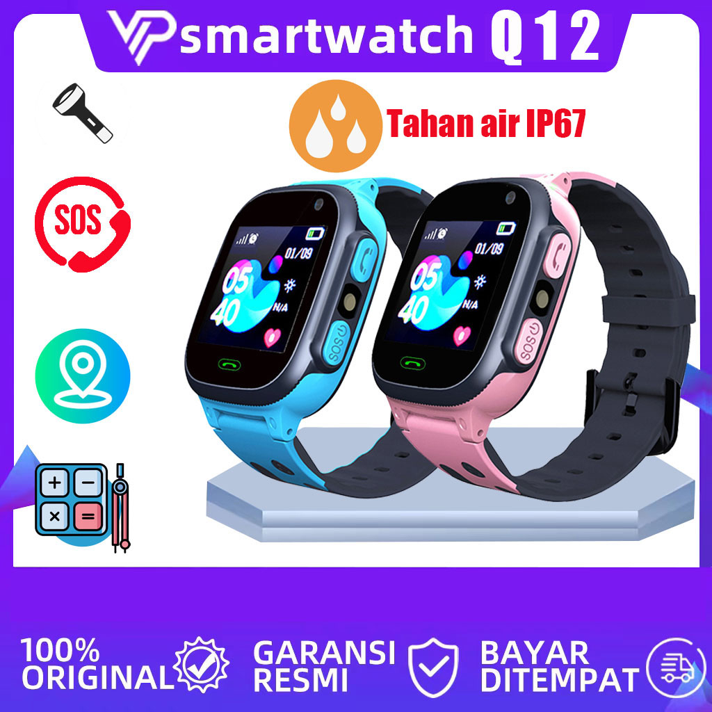 Smartwatch Anak IP67 Emergency Call Multifungsi Jam Digital Waterproof