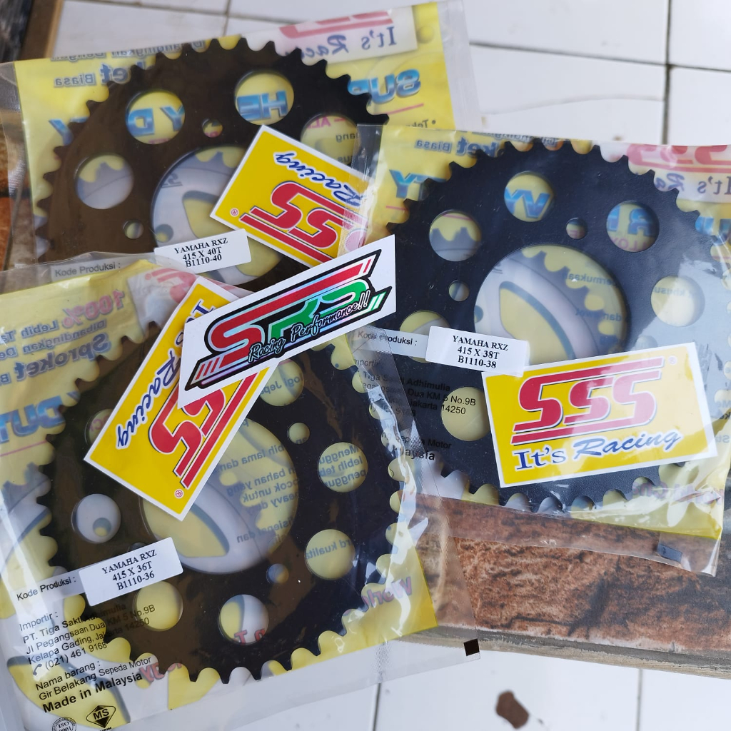 GEAR GIR SSS 415 JUPITER Z VEGA R MXOLD F1ZR RXKING RXZ SSS STEEL BLACK