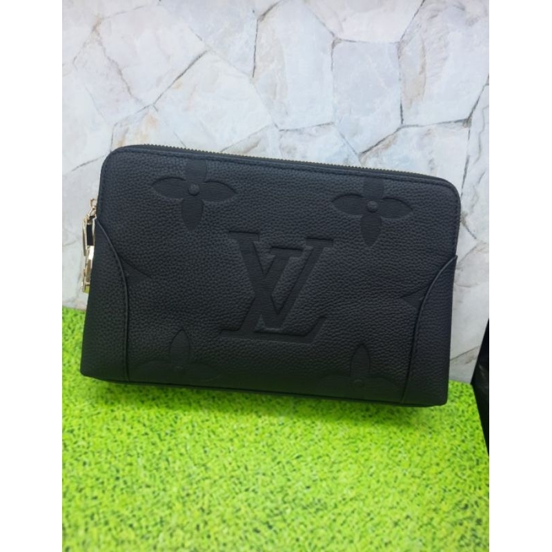 Handbag LV Kunci kode Leather Clutch Tas Tangan Kulit Import