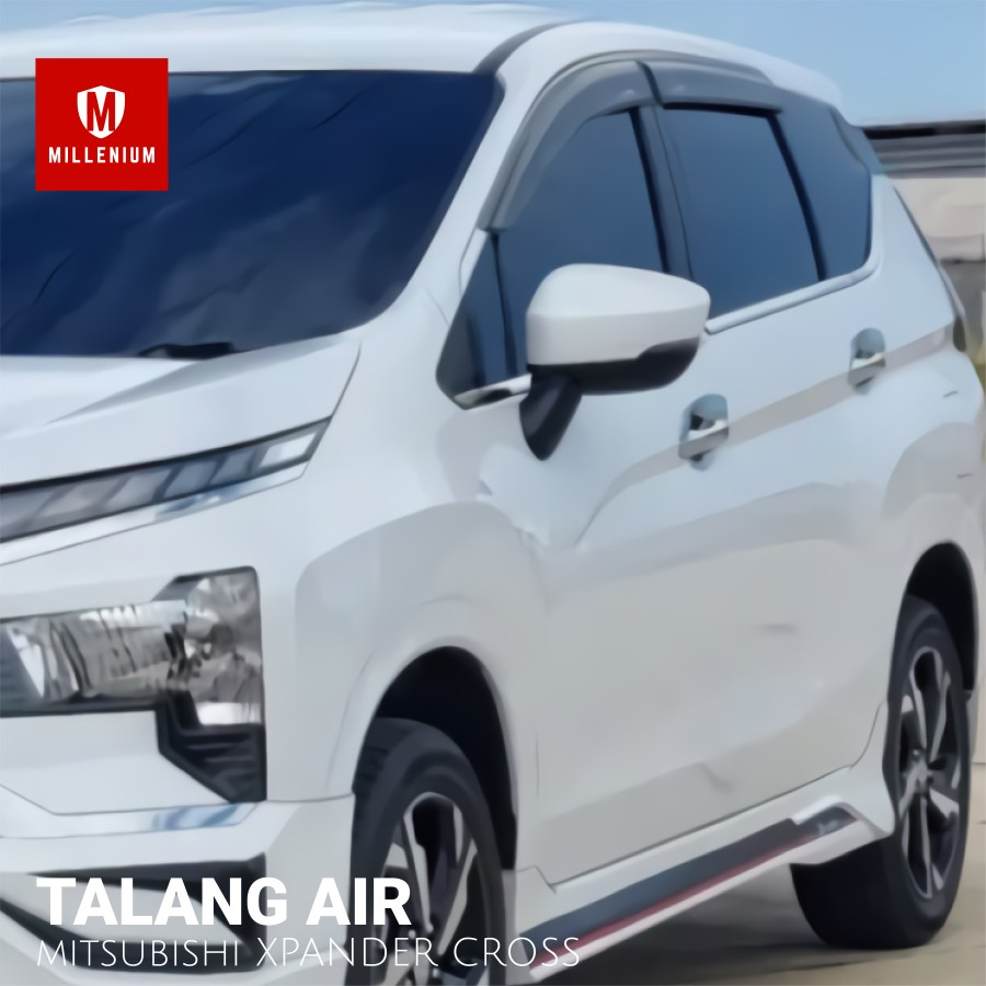 Talang Air Pintu Mobil Mitsubishi Xpander Cross 2019 – 2024 Model Slim 4 Pintu
