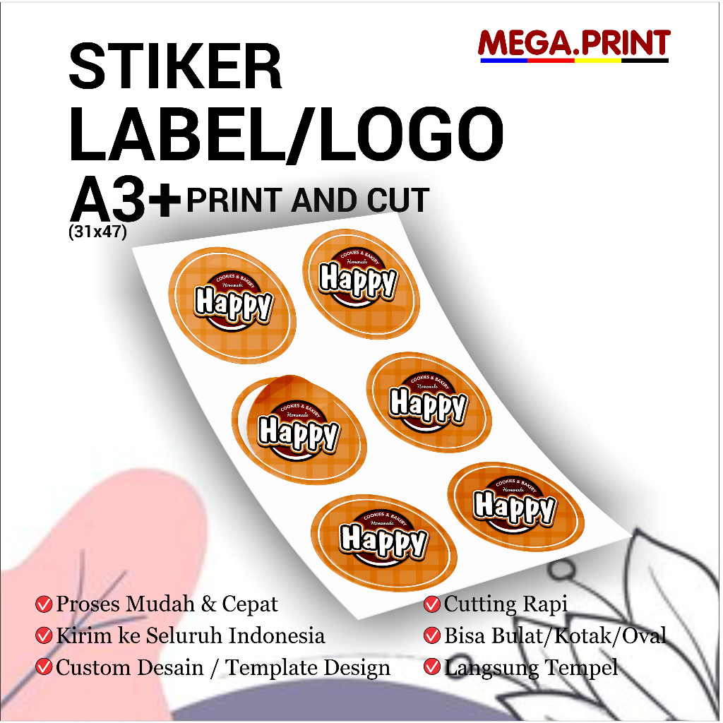 

STICKER BONTAK + CUTTING UKURAN A3+