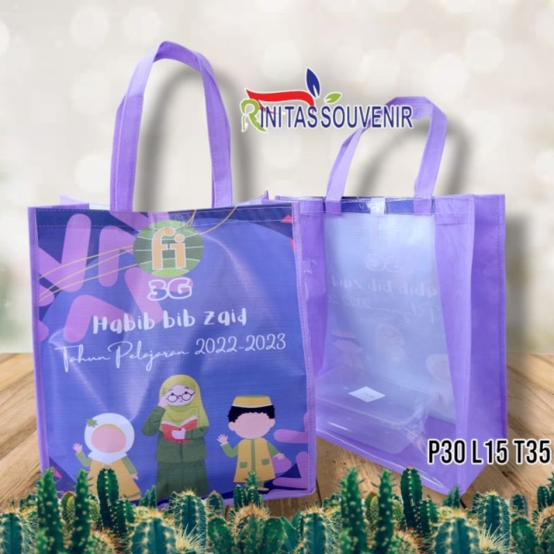 

tas perpisahan - tas graduation - tas perpisahan anak TK KB PAUD cocok untuk isi piagam, piala, souvenir lainnya - 30*15*35