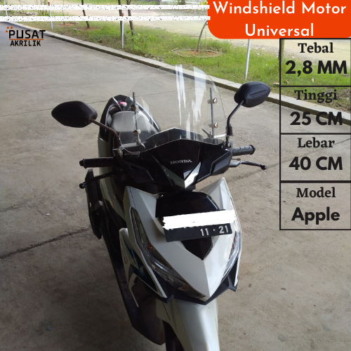 Windshield Universal Windshield Appel Motor Matic Kaca Depan Visor Windshield Scoopy Tameng Angin Mo