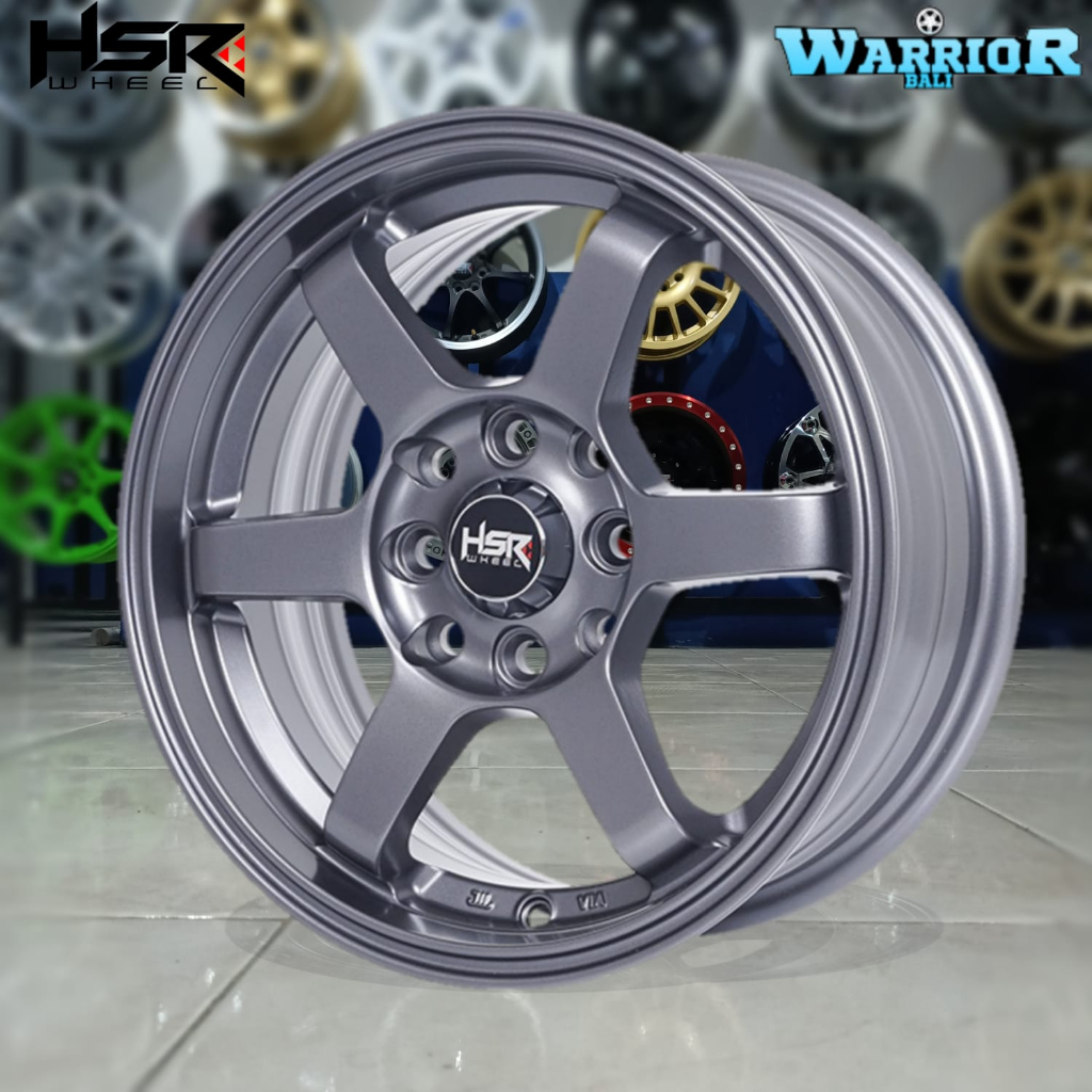 Velg TE37 Ring 14 HSR TOKYO Mobil Avanza Calya Sigra Brio R14