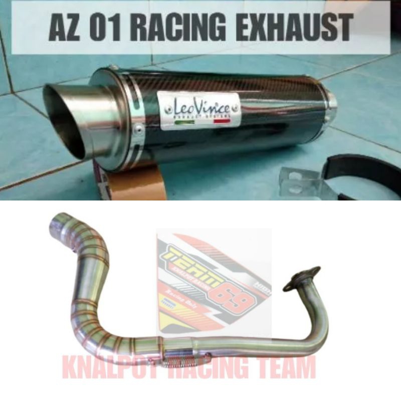 Knalpot leovince GP Corsa beat Scoopy Vario Mio nmax aerox pcx