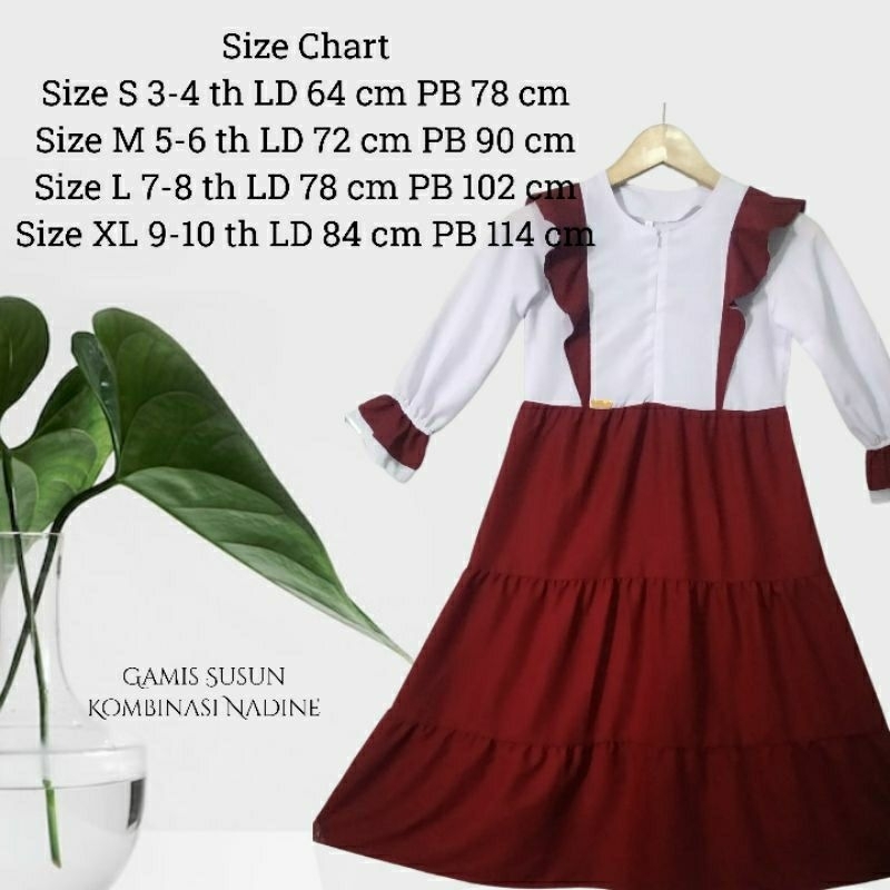 Gamis Anak Kombinasi Umur 1 - 10 Tahun Gamis Anak Perempuan Gamis Muslim Anak