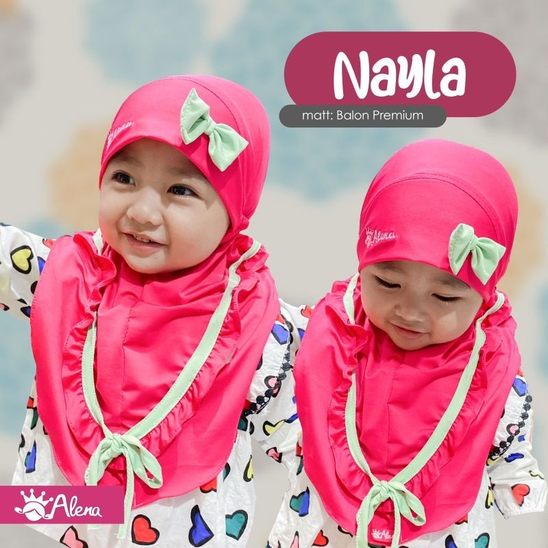 Jilbab alena anak bayi Nayla
