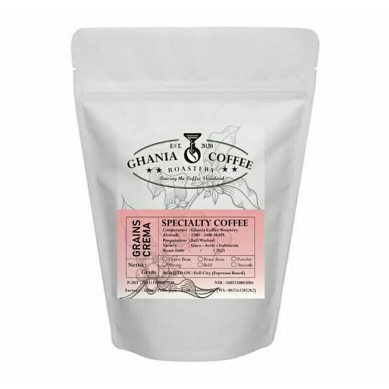 

Kopi Roasted Bean Grains Crema House Blend 1kg