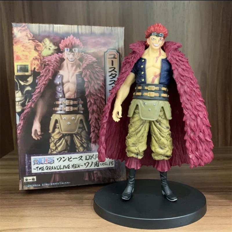 Figure One Piece DXF Eustass Kid The Grandline Men Mainan Miniatur Pajangan