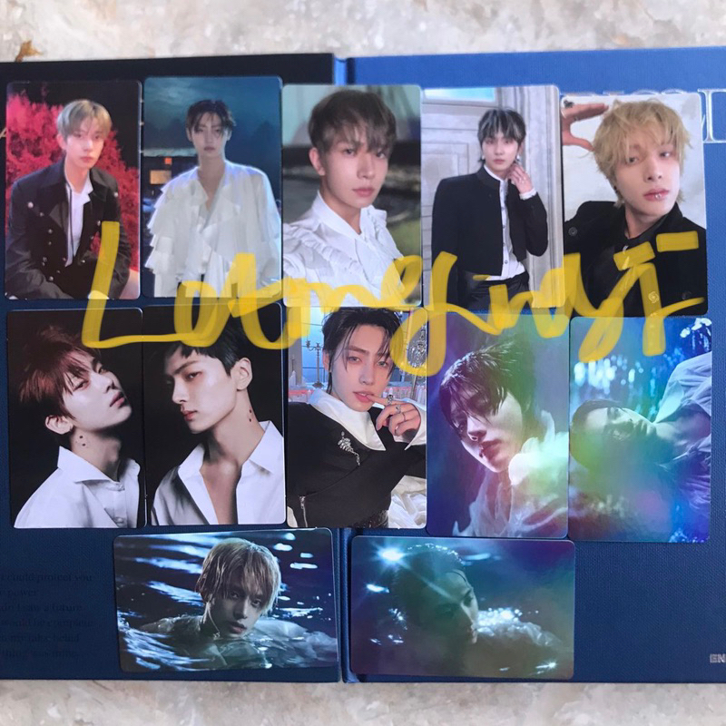 Ready Stock Enhypen Photocard PC Dark Blood Reguler Engene Ver Benefit Weverse Pearl Hoodie