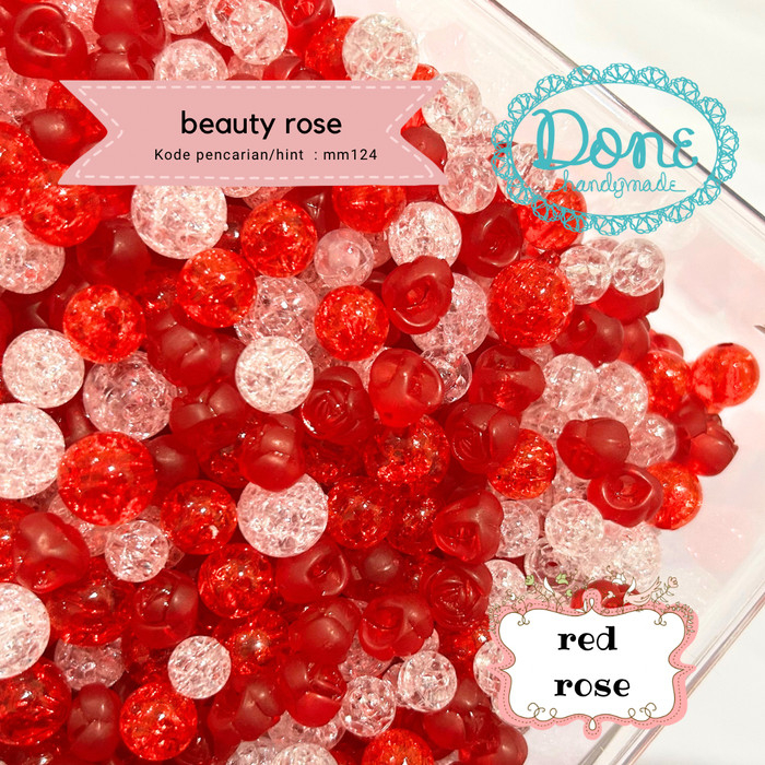 done handymade beauty rose beads manik manik MM124