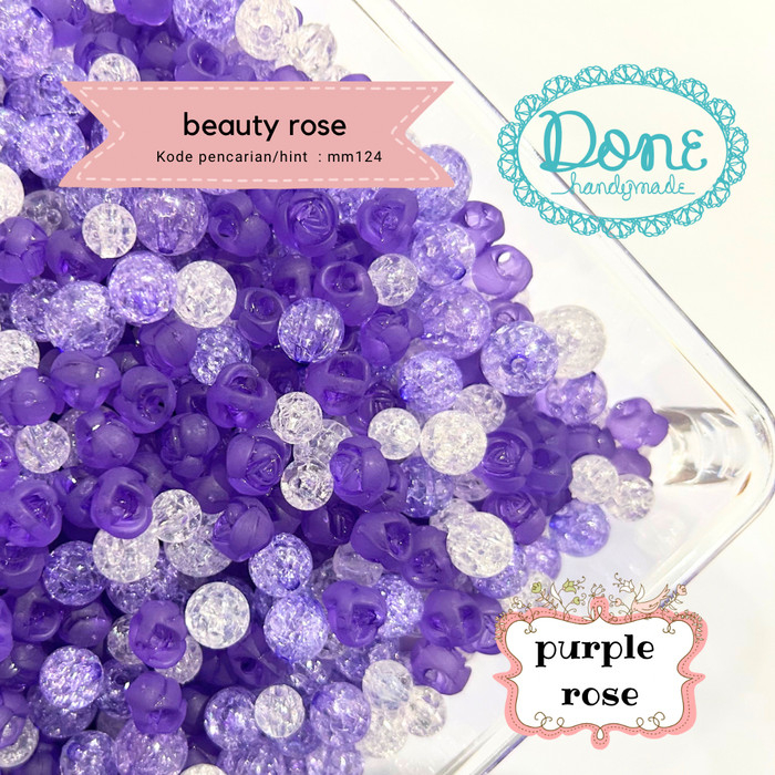 done handymade beauty rose beads manik manik MM124