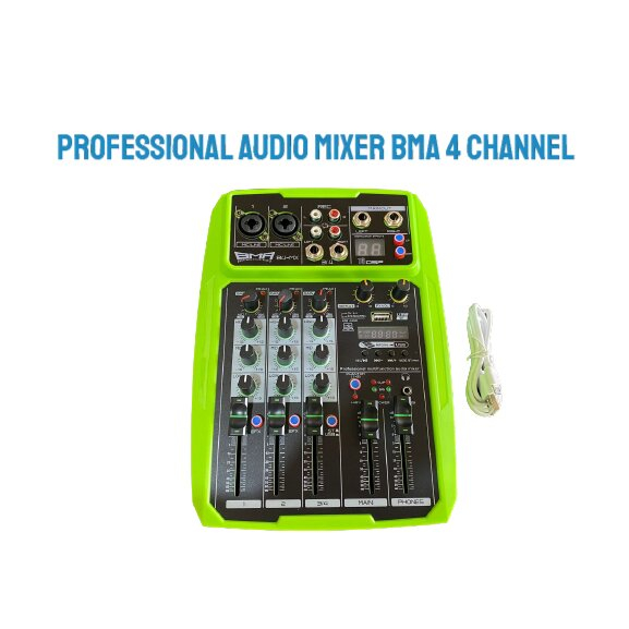 PROFESSIONAL AUDIO 4 CHANNEL MINI MIXER BMA