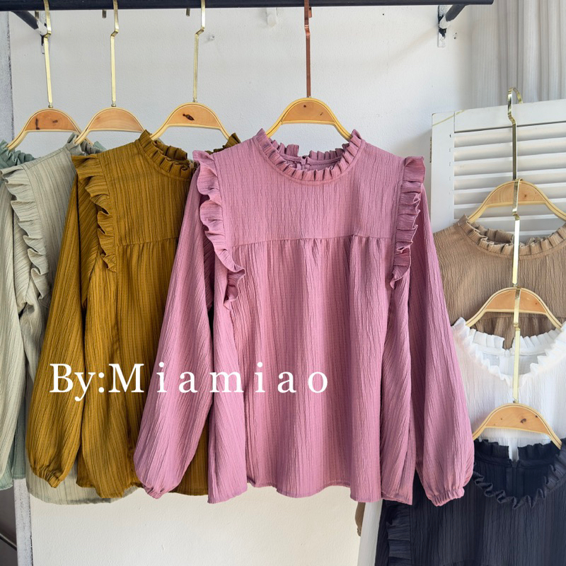 YURIM BLOUSE RUFFLE | Blouse Wanita Terbaru