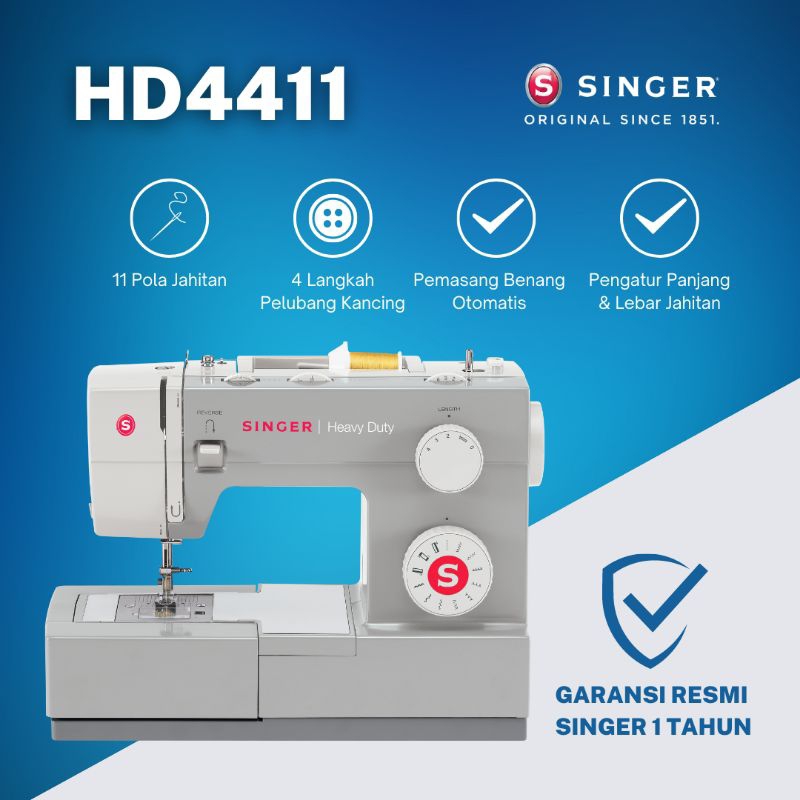 Mesin Jahit Singer 4411 Heavy Duty ( Dealer resmi Singer )