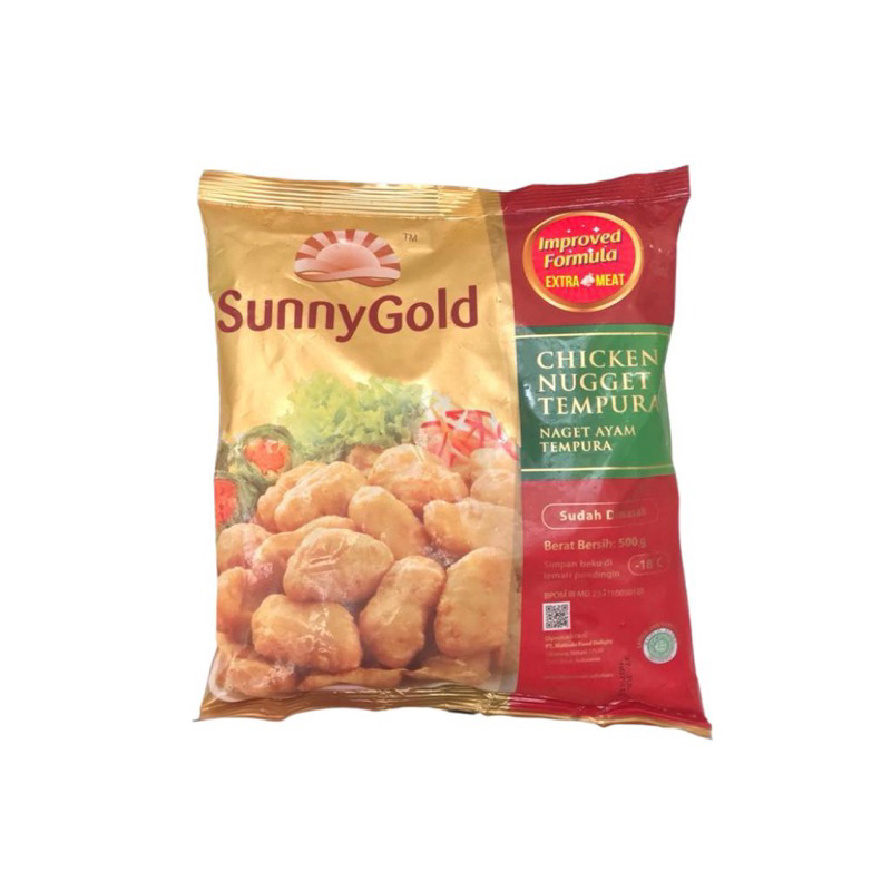 

Sunny Gold Chicken Nugget Tempura 500gr