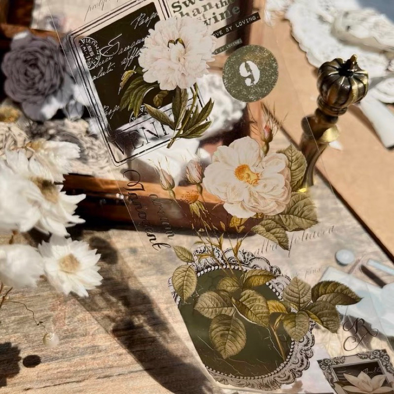 

Yi Er Flower Paper Washi and PET Tape