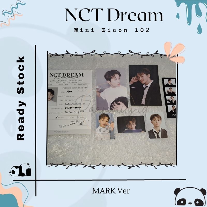 [NCT 127] Sharing Season Greeting 2023 NCT Dream  Mark - Poster A4, Postcard, Fencing Club Document,