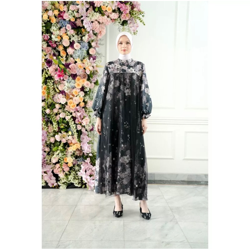 WEARING KLAMBY ANYELIR DRESS BANAWA WITH EMBELLISHMENT NEW