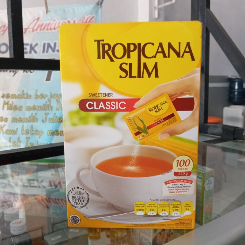 

TROPICANA SLIM CLASSIC ISI 100 SACHET