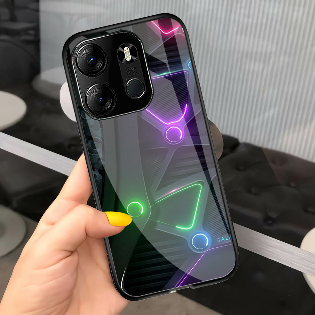 (GC 25) Softcase Kaca Tecno Spark GO 2023 - Kesing hp Tecno Spark GO 2023 - Case Cantik Tecno Spark 