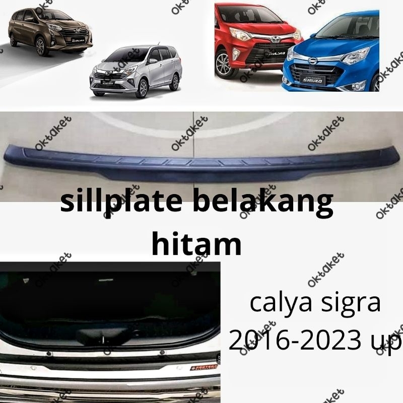 sillplate belakang hitam Calya Sigra 2016 2018 2020 2023 Hitam jsl