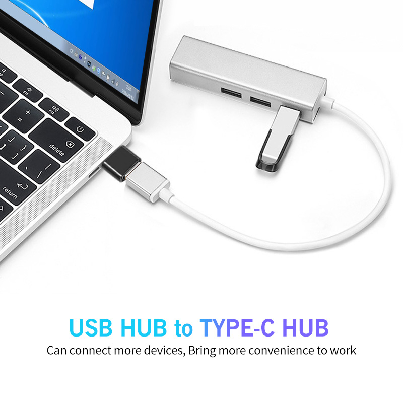 OTG MINI persegi USB Type C Port Konektor Non Cable USB Murah AH012 - XOBOX