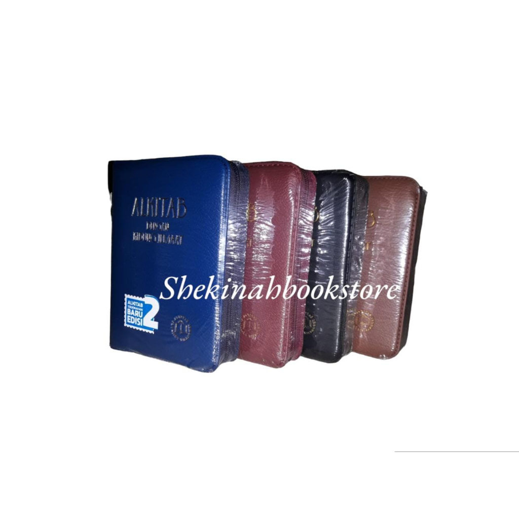Alkitab ukuran kecil dengan nyanyian Kidung Jemaat sampul resleting 2023