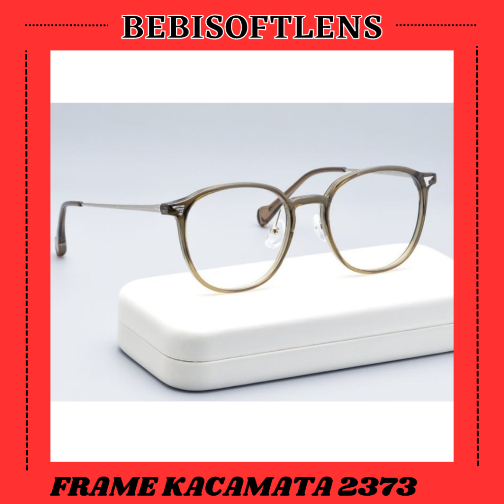 Kacamata 2373 Kacamata AntiRadiasi, Kacamata AntiBlueray, Kacamata Bluecromic, Kacamata Normal, Kacamata Minus, Kacamata Kotak, Kacamata Cat Eye Kacamata Khusus Plus / Progressive / BB