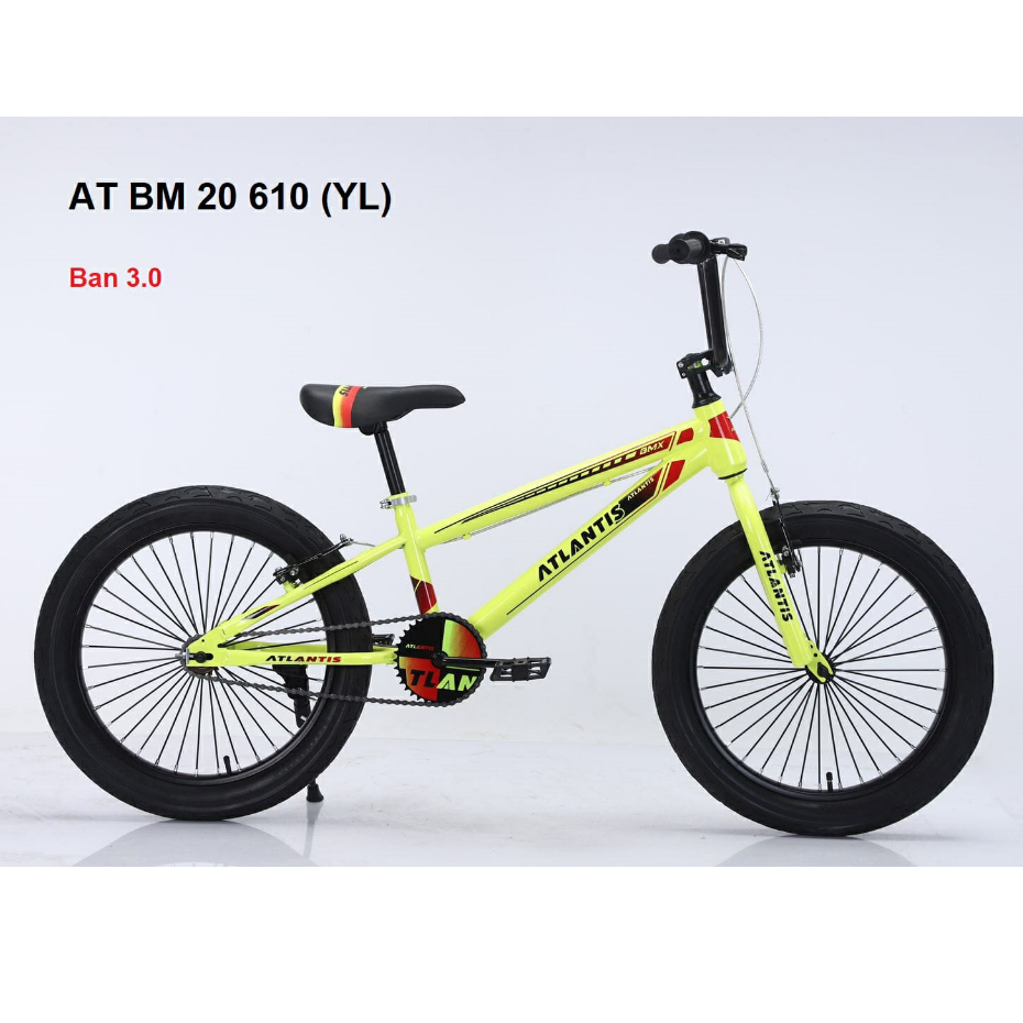 Sepeda Anak Cowok Bmx Morison &amp; Atlantis Ban Jumbo Ukuran 20 Inch 3.0