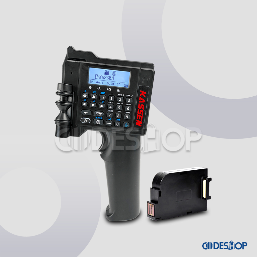 Tinta Cartridge KASSEN HD2000 Printer Hendled Inkjet Hitam