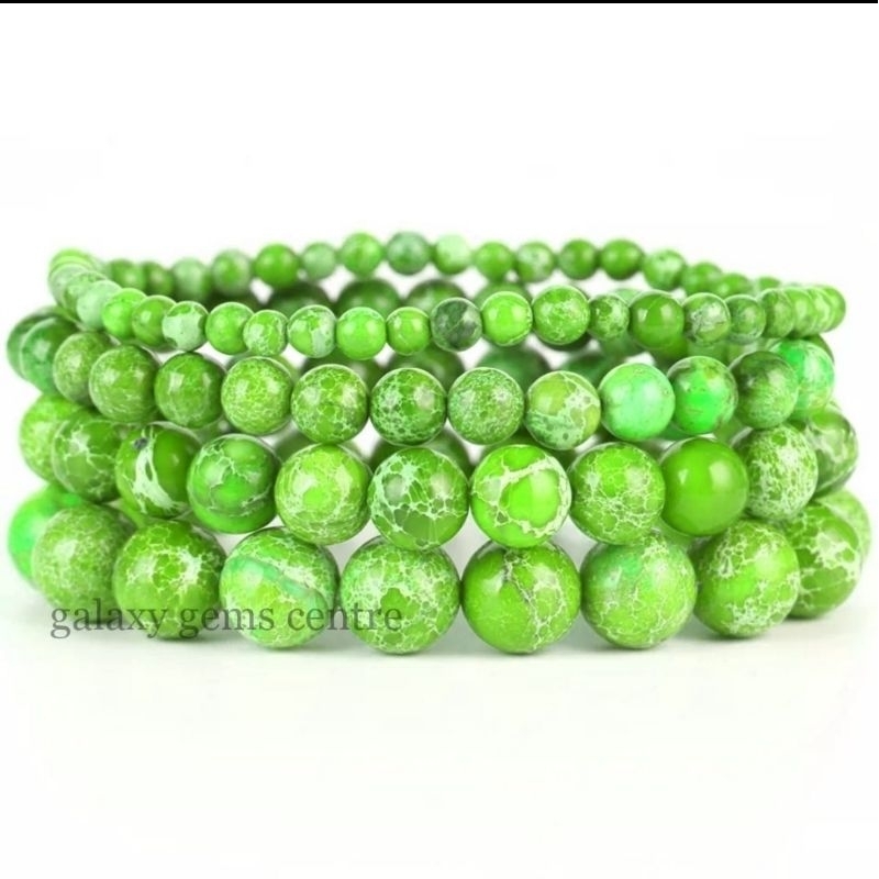 Gelang Batu Akik Pirus Hijau Original