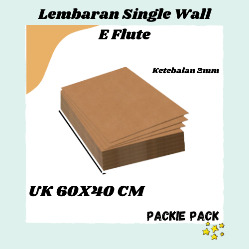 

Lembaran E Flute 2mm uk.60x40cm Baru (Pembelian min 10pcs)
