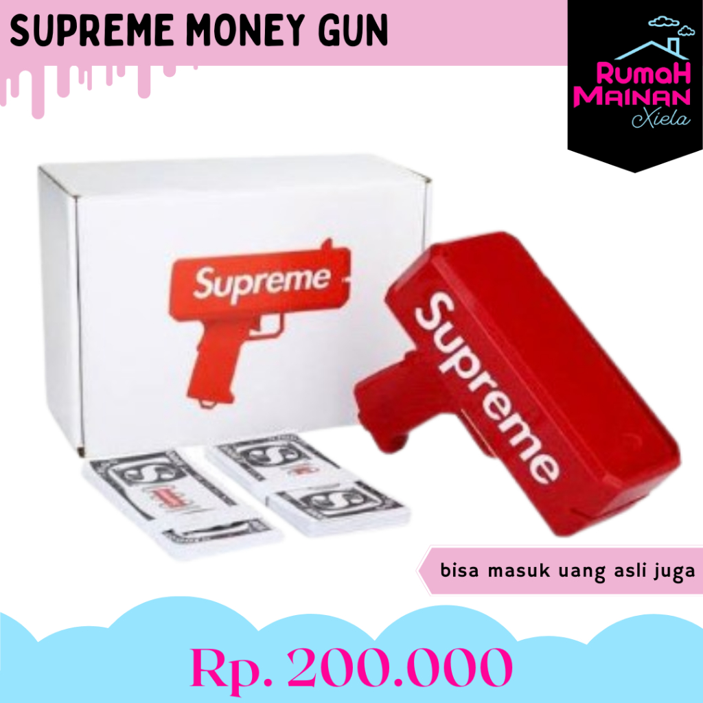 [RMX] SUPREME MONEY GUN - MAINAN TEMBAK UANG MAINAN