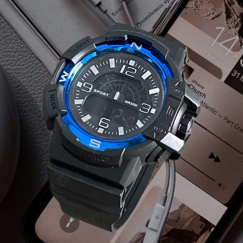 (SS) COD JAM TANGAN PRIA SPORT KEREN DIGITAL FASHION ST-14