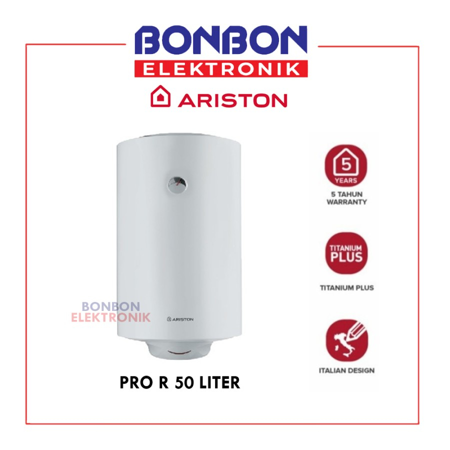 ARISTON Water Heater Pro R 50L / PRO R 50 V 50 Liter 1200W Pemanas Air