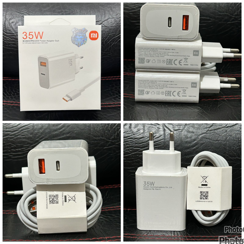 ￼Charger Xiaomi 35W original 100% fastcharging TYPE C