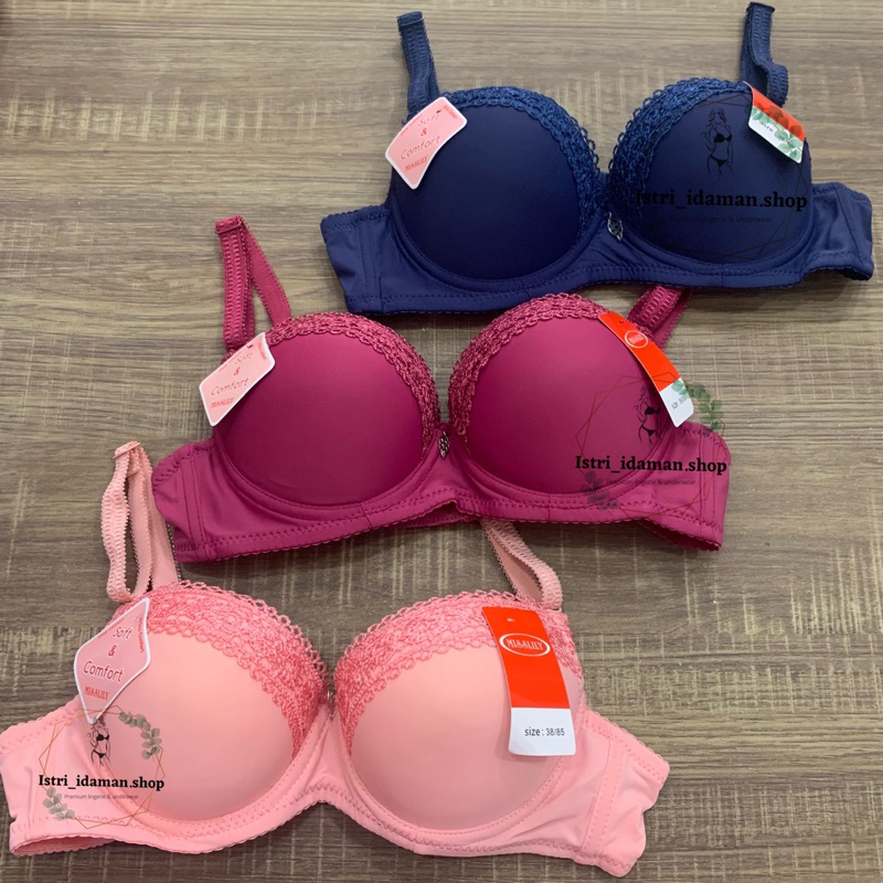 BH Misslily/ toyazi 086 / Bra kawat / bra busa tebal / Push up bra/ Bra Fashion / size 34-38