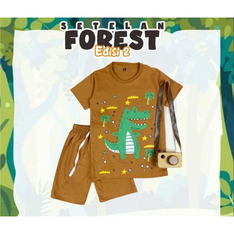 SETELAN FOREST SABLON PINEAPPLE