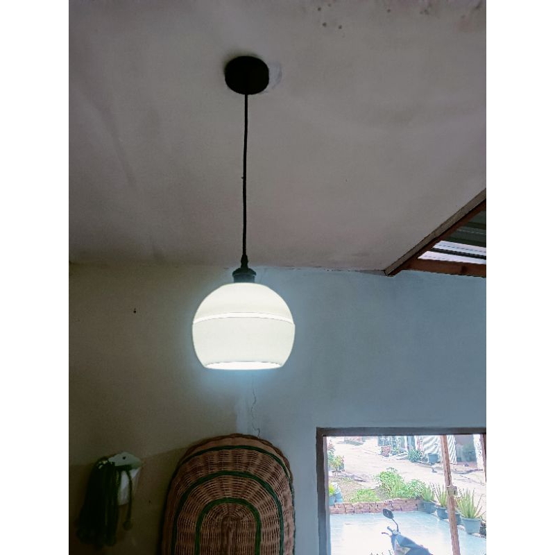 kap lampu gantung bulat,lampu gantung set
