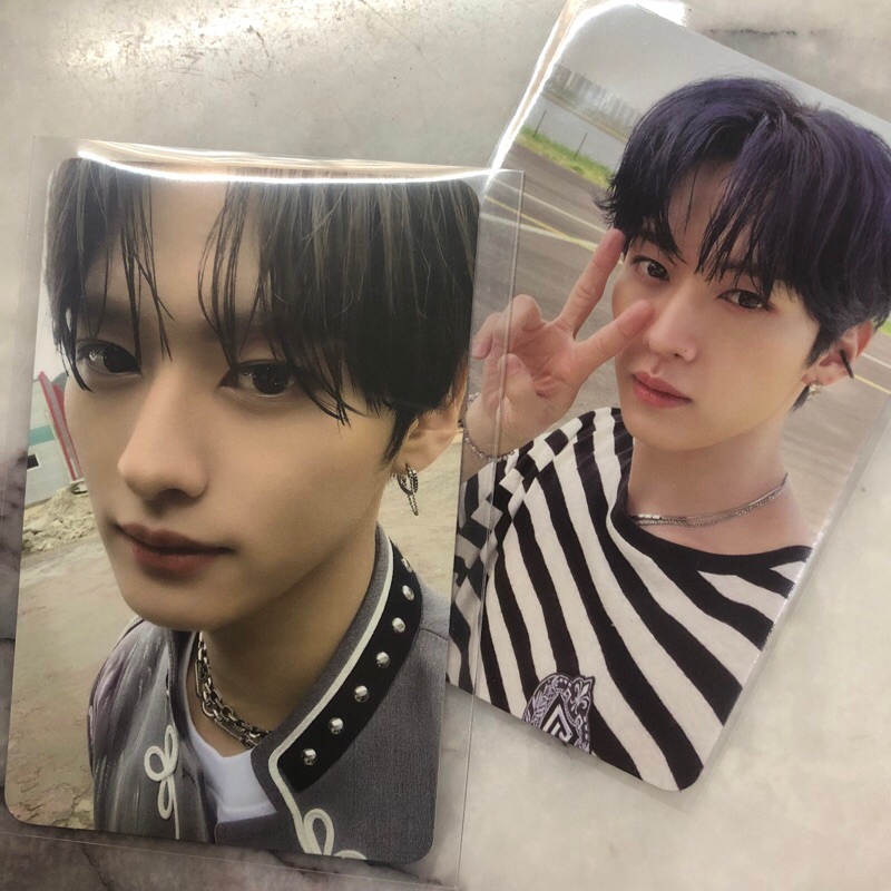 [ skz ] lee know pc ⟡ || photocard: in life double sided & maxident go ver
